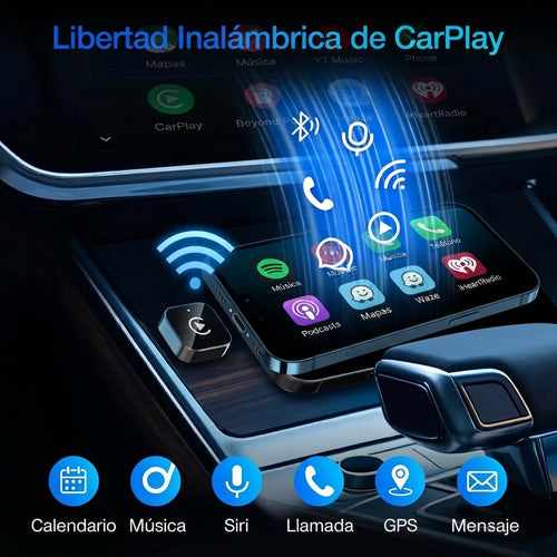 Adaptador inalámbrico CarPlay 2026.
