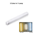 Barra de luz LED inalámbrica con sensor de movimiento, recargable y magnética.